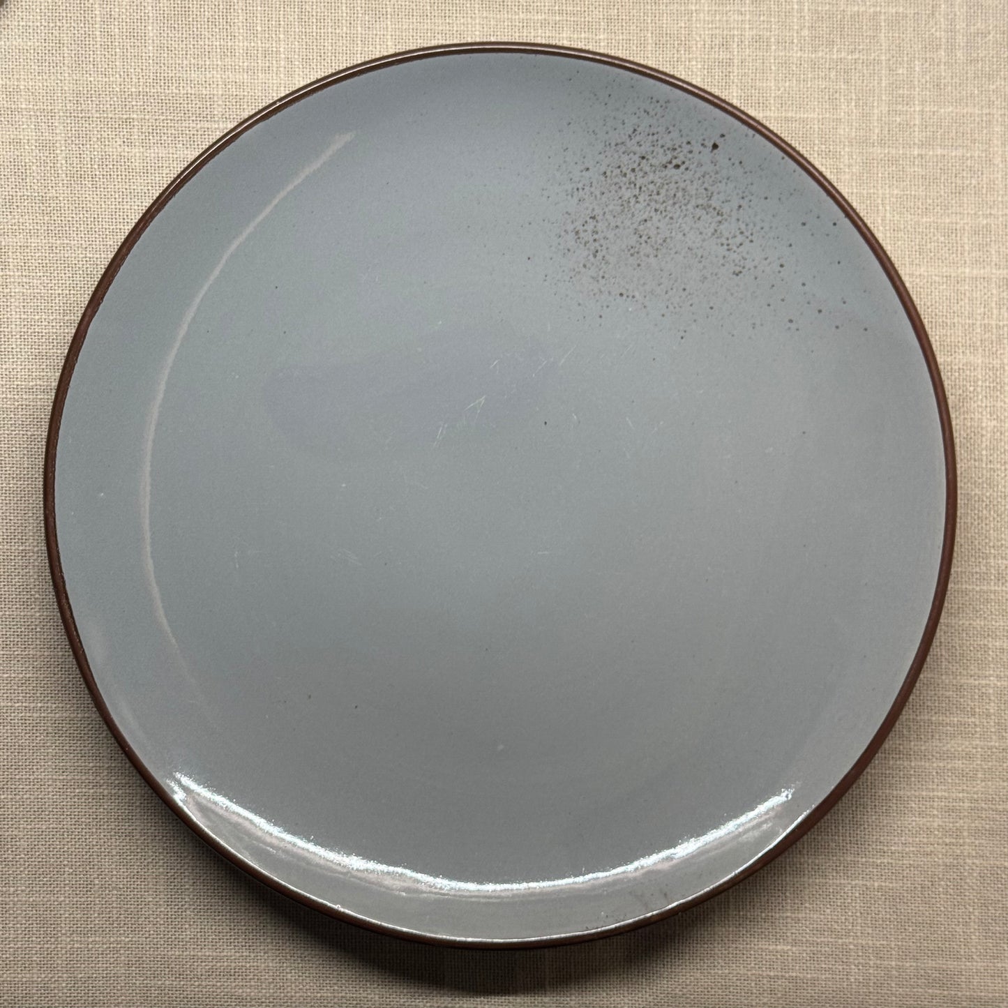 Dark Grey Dinner Plate