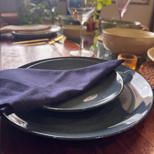 Midnight Blue Quarter Plate