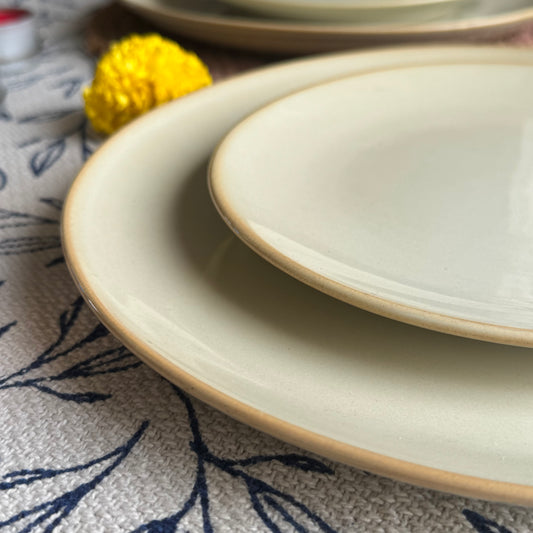 Muted Meadow Dinner Set Light and Clay Diwali Collection