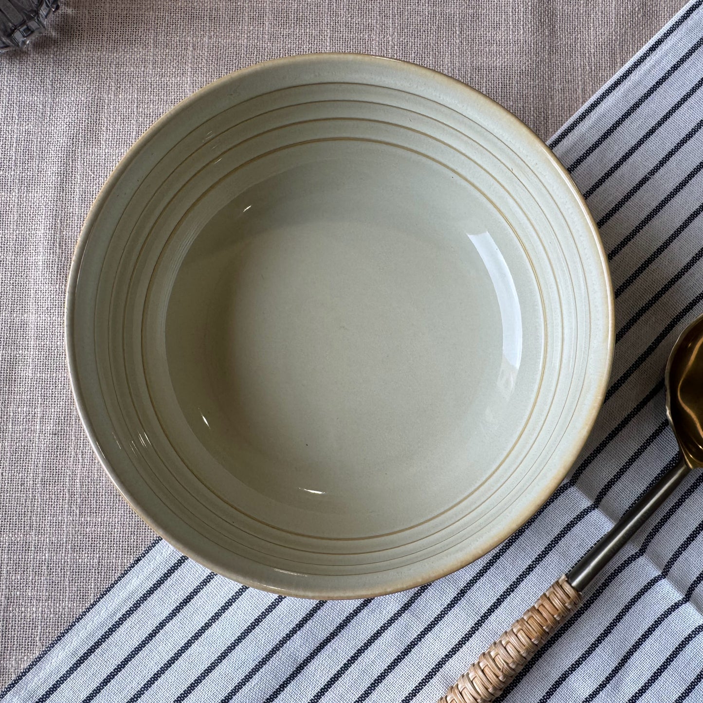 Muted Meadow Serving Bowl
