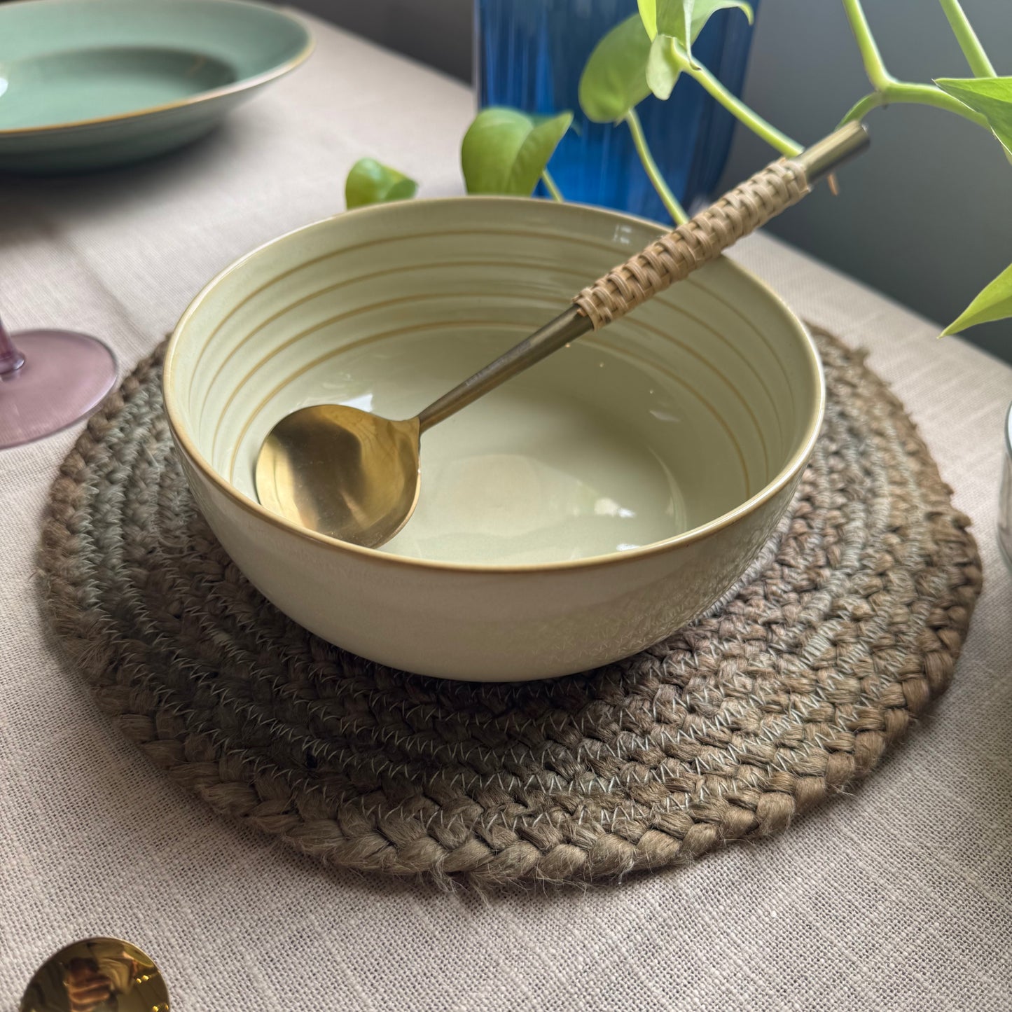 Muted Meadow Serving Bowl